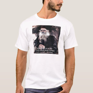 Camiseta Todas as famílias felizes se parecem; cada família