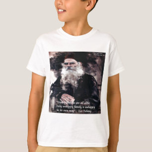 Camiseta Todas as famílias felizes se parecem; cada família