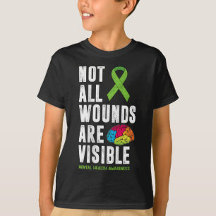 Camiseta Todas As Feridas Não São Visíveis Sensibilização P