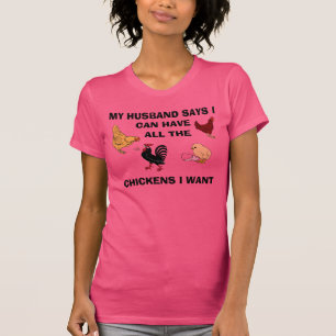 CAMISETA TODAS AS GALINHAS EU QUERO AS SENHORAS T