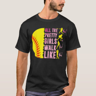 Camiseta Todas As Garotas Bonitas Andam Assim de Engraçado