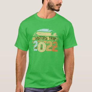 Camiseta Todas as Irmãs Trip 2022 Summer Island Beach Vacay