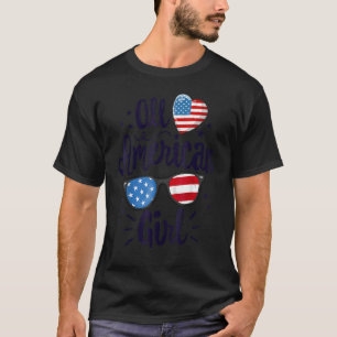 Camiseta Todas As Mulheres Americanas Bandeiras Americanas