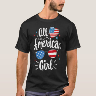 Camiseta Todas As Mulheres Americanas Bandeiras Americanas