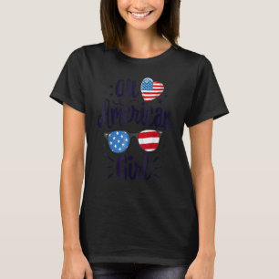 Camiseta Todas As Mulheres Americanas Bandeiras Americanas 