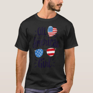 Camiseta Todas As Mulheres Americanas Bandeiras Americanas 