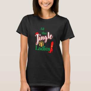 Camiseta Todas As Mulheres De Jingle Boat Stars X Mas Papai