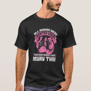Camiseta Todas As Mulheres Foram Criadas Combate Igual Com 