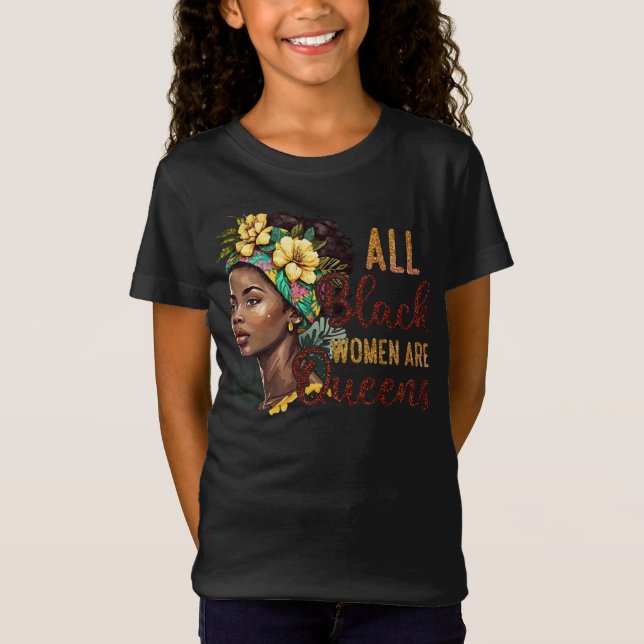 Camiseta Todas As Mulheres Negras São Filas (Frente)