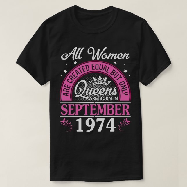Camiseta Todas As Mulheres São Criadas Iguais, Mas Apenas A (Frente do Design)
