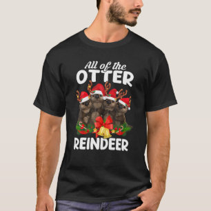 Camiseta Todas As Outras Reindeer Da Família De Pijamas Mat