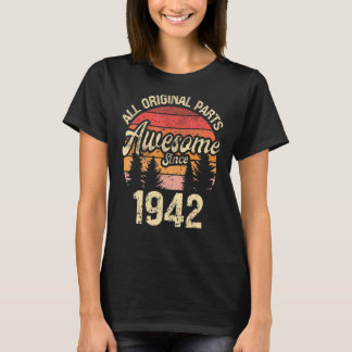 Camiseta Todas As Peças Originais Incríveis Desde 1942 Birt