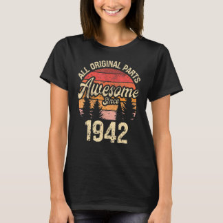 Camiseta Todas As Peças Originais Incríveis Desde 1942 Birt