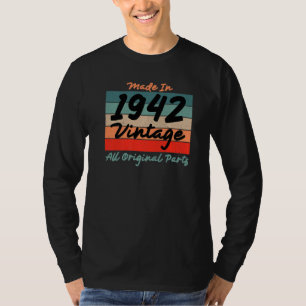Camiseta Todas as peças originais Vintage 1942