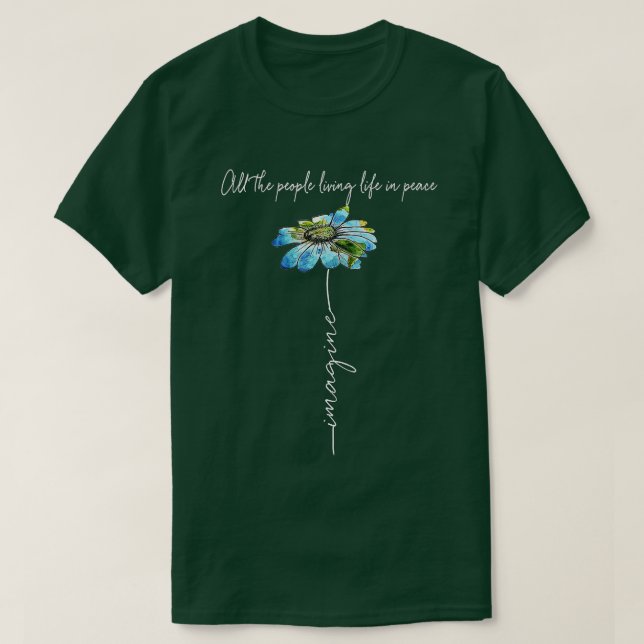 Camiseta Todas As Pessoas Imaginam Viver A Vida Na Margarid (Frente do Design)