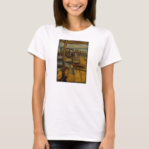 Camiseta Todas as pinturas de Excelente começam com um pon