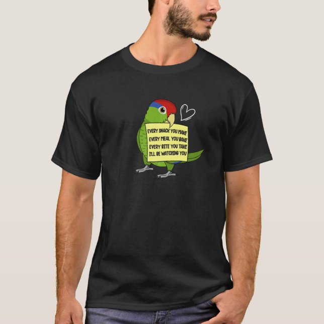 Camiseta Todas as Refeições de Snack ou Mordida I Vermelha  (Frente)