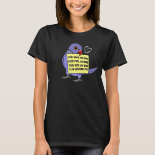 Camiseta Todas as Refeições de Snack ou Mordidas Eu Violent