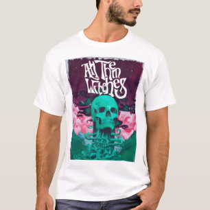 Camiseta Todas elas bruxas crânio roxo ATW design