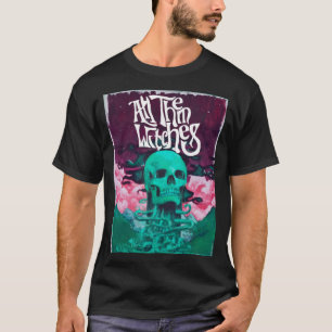 Camiseta Todas elas bruxas crânio roxo ATW design