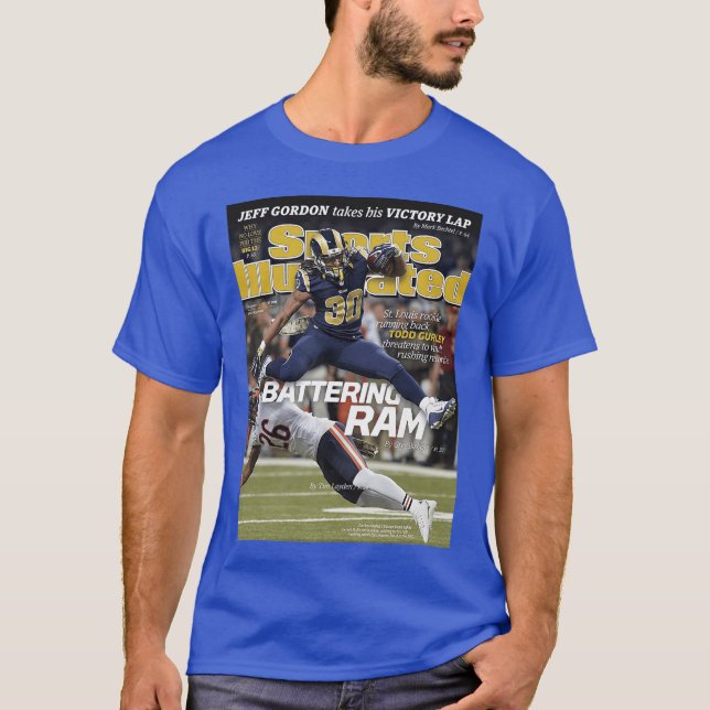 Camiseta Todd Gurley Battering Ram garota (Frente)
