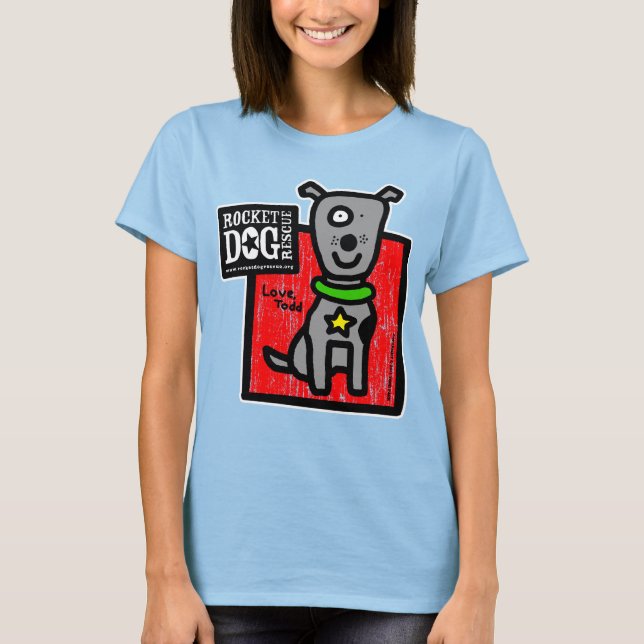 Camiseta Todd Parr - cinza de vintage (Frente)