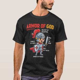 Camiseta Toddler Boy Armand Of God Brother Son Men Kid Chri
