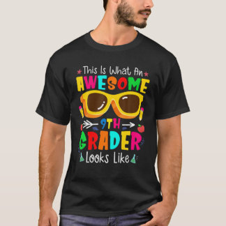 Camiseta Toddler De Volta À Escola 9º Ano Espetacular Nona