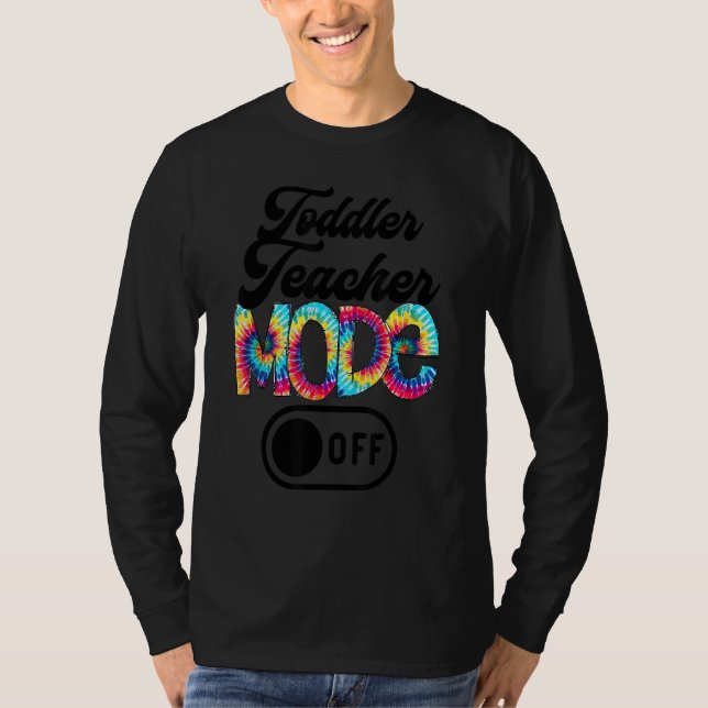 Camiseta Toddler Ensina O Modo De Professora No Dia Passado (Frente)