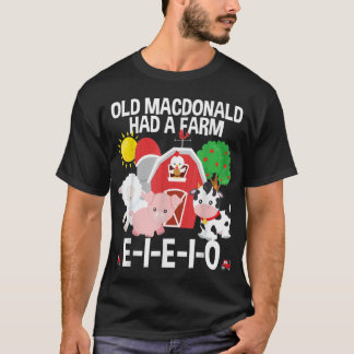 Camiseta Toddler Kids Old MacDonald Had a Farm EIEIO Nurser