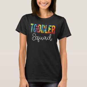 Camiseta Toddler Squad Tie Dye Dia de Apreciação Olá