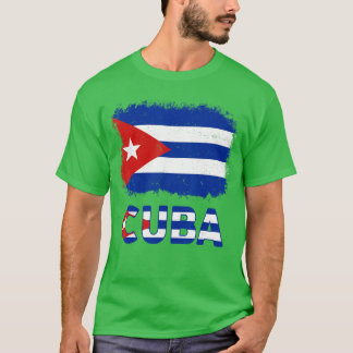 Camiseta Toddler White Cuban La Cubanita Cuba Flag Hispanic