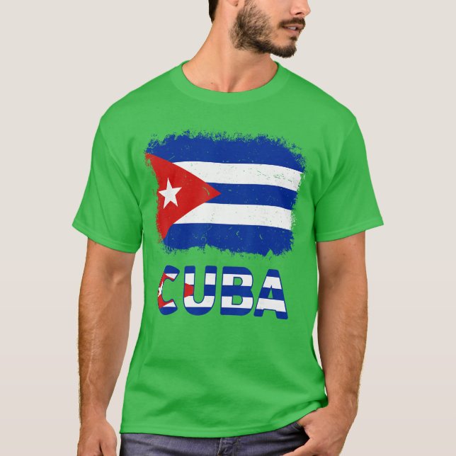 Camiseta Toddler White Cuban La Cubanita Cuba Flag Hispanic (Frente)