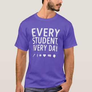 Camiseta Todo Aluno Todo Dia Professor — Educador
