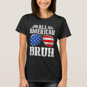 Camiseta Todo americano mano feliz 4 de julho rapazes patri