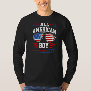 Camiseta Todo Americano Nos Eua Afastou Patriótico 4º De J