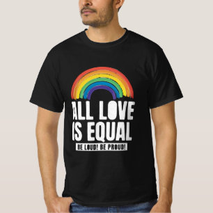 Camiseta Todo Amor é Orgulho Igual LGBT Direitos Iguais Arc