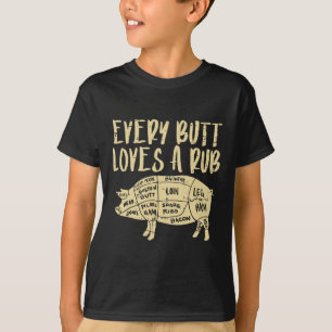 Camiseta Todo Bumbum Adora Um Churrasco De Porco Engraçado 