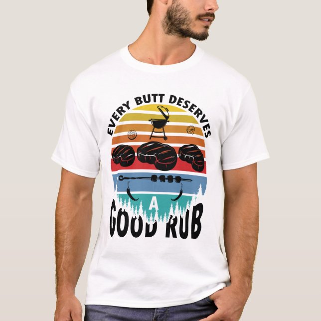 Camiseta Todo Bumbum Merece Um Bom CHURRASCO Engraçado (Frente)