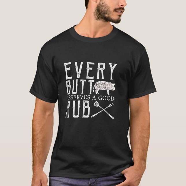 Camiseta Todo bumbum merece um bom esfregão (Frente)