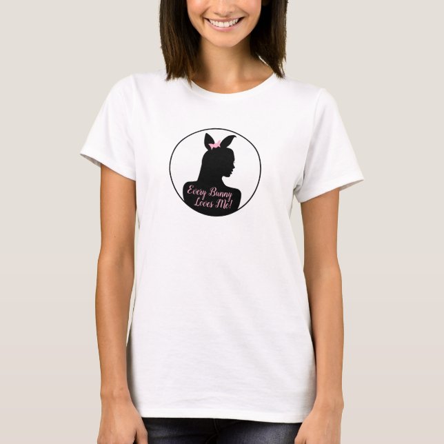 Camiseta Todo Coelhinho Me Ama! Bunny Girl (Frente)