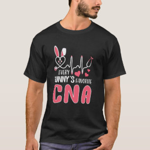 Camiseta Todo Coelho É Presente De Enfermeira CNA Favorito
