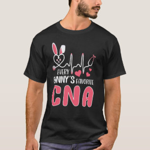 Camiseta Todo Coelho É Presente de Enfermeira CNA Favorito