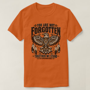 Camiseta Todo Dia de Unidade Laranja Criança Nativo America