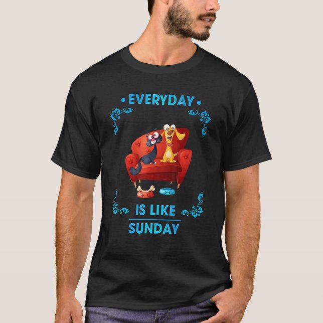 Camiseta Todo Dia É Como Dizer Domingo (Frente)