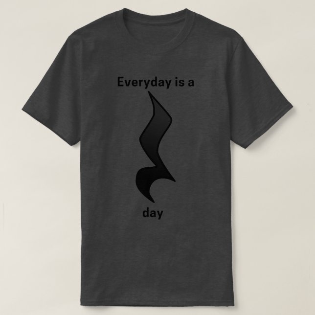 Camiseta Todo dia é dia de descanso (Frente do Design)