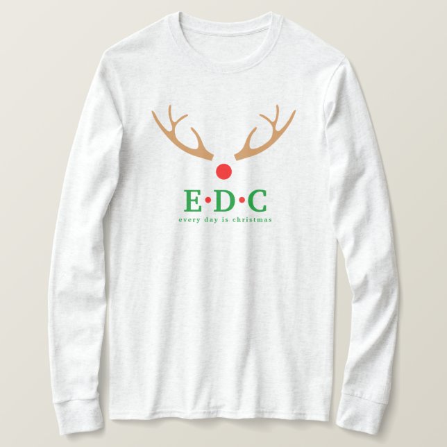 Camiseta Todo Dia é Natal (Frente do Design)