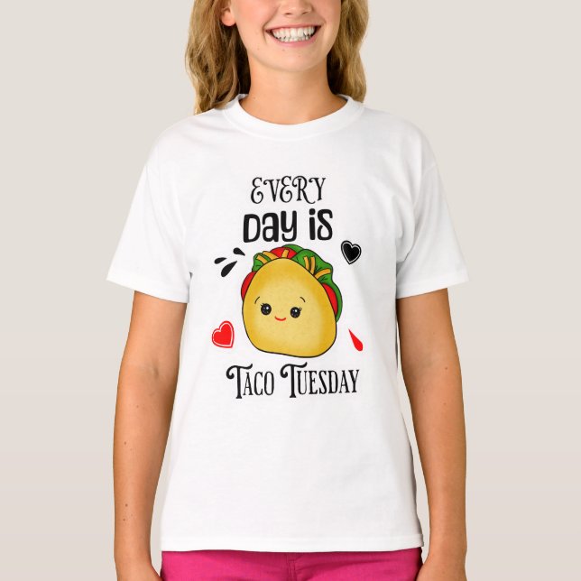 Camiseta Todo dia é Taco Terça-feira (Frente)