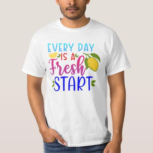 Camiseta Todo dia é um novo começo (Frente)