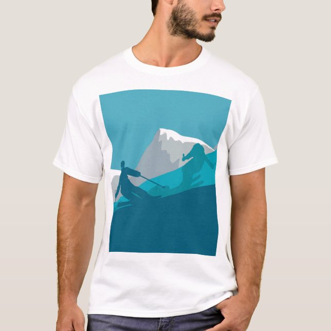 Camiseta Todo esqui de montanha (Frente)